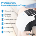 Heated Vibration Knee Massager, the Compression Knee Massager, Best Massager for Knee Pain, Carepeutic Knee & Joint Physiotherapy Massager - HyperPhysio