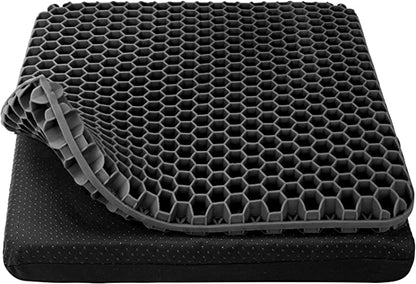 Universal Memory Foam Seat Cushion: Ultimate Comfort for Cars, Bikes, Chairs, and More - HyperPhysio